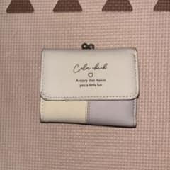 Color Check 三つ折り財布 がま口 コンパクトウォレットのサムネイル