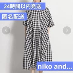 【⚠︎土日限定値下げ中】niko and... マーセアソート柄シャツワンピースのサムネイル