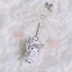 サンリオ ホワイトフリル シークレットストラップコンプリート サンリオ シークレットストラップ（ホワイトフリル） 2種 - メルカリ