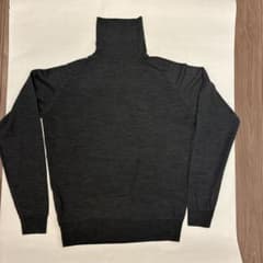 JOHN SMEDLEY メリノウール タートルネック Lサイズ グレーのサムネイル