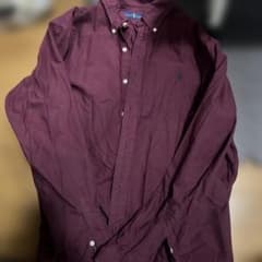 RALPH LAUREN 長袖シャツ ボルドー XLのサムネイル