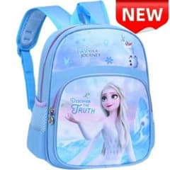 Brand new kids' backpack, Snow Queen design, Elsa design, large capacity, lightweight.