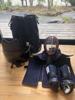 剣道 防具セット 光沢胴 赤内装面のサムネイル