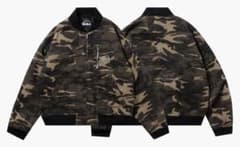 【slacker】 Zip-Sleeve Camo MA-1 かつきくん着用のサムネイル