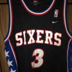 値下げ！SIXERS アイバーソン バスケ ユニフォーム ナイキ ジョーダンのサムネイル