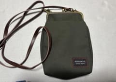 AYANOKOJI がま口お散歩ポシェット【コーデュラ(R)】 カーキのサムネイル