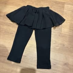シフォンスカート付きパンツ ブラック 90のサムネイル
