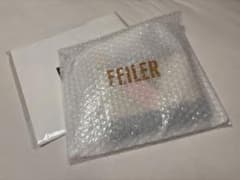 FEILER フェイラー ポーチ オールドテディ ブラック×アイボリーのサムネイル