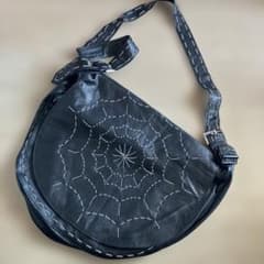 marjan pejoski クモの巣刺繍 ショルダーバッグ