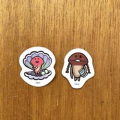 なめこ図鑑シール　匿名配送のサムネイル