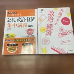 大学入学共通テスト 公共、政治・経済 参考書2冊セットのサムネイル