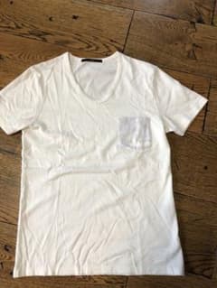 Vネック Tシャツ AKM サイズＬ ポケットカモ柄のサムネイル