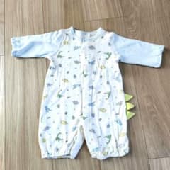 ベビー ロンパース 恐竜柄 長袖　50～60サイズ　男の子のサムネイル