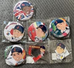 侍ジャパン 缶バッジ アクリルスタンド wbc 7点セット - メルカリ