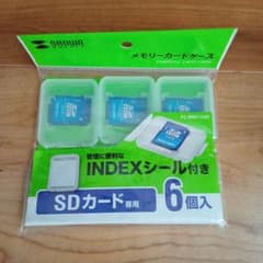 メモリーカードクリアケースのサムネイル