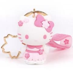 新品】ハローキティ 立体キーホルダー 桜 さくらデザインシリーズ