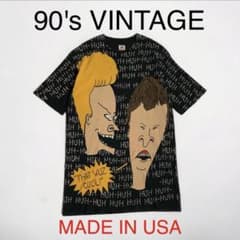 極美希少90sビンテージMTVBEAVIS&BUTTHEAD総柄Tシャツ輸入古着 - メルカリ