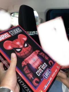 ピ*ー様 MARVEL BE@RBRICK 400% スパイダーマン 一番くじラのサムネイル