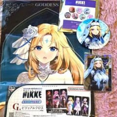勝利の女神 NIKKE ラプンツェル ピュアグレイス グッズ3点 韓国限定缶