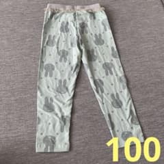 新品未使用　ミッフィー　9分丈レギンス　パンツ　ズボン　100センチのサムネイル