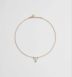 Christian Dior Petit CD ネックレス ゴールド パールのサムネイル