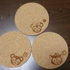 コルクコースター★3枚セットのサムネイル
