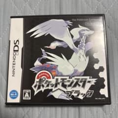 ポケットモンスター ブラック DS 箱、取説付き　動作確認済みのサムネイル