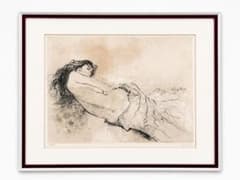 ジャン・ジャンセン 真作 リトグラフ 版画 女性像 額装 美術品 アート
