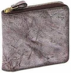 【クリスマス特価　新品】SONNE ALASKA ゾンネ 2つ折り財布チョコのサムネイル