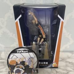 HappyくじB賞　ハイキュー影山飛雄　フィギュアK賞ステッカー&カードセットのサムネイル