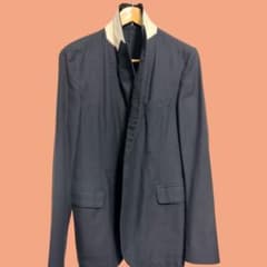 Dries Van Noten 襟裏白 テーラードジャケット 46 - メルカリ