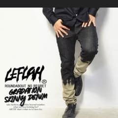 LEFLAH   グラデーションスキニーデニム  Lsizeのサムネイル