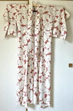 夏着物 (絽 小紋 花柄 正絹)セット 夏帯 帯締め 帯揚げ 夏長襦袢付き