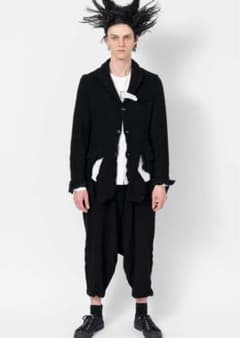 BLACK COMME des GARCONS 23FW 短冊 縮絨 ジャケット - メルカリ