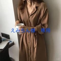 ロング シャツ ワンピース カーディガン　2着セット売のサムネイル