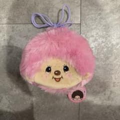 モンチッチ 巾着 ポーチ ピンク ファーのサムネイル