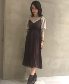 【a様専用】snidel シースルーキャミレイヤードワンピースのサムネイル