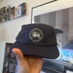 Stussy 90s ネイビー メッシュキャップ - メルカリ