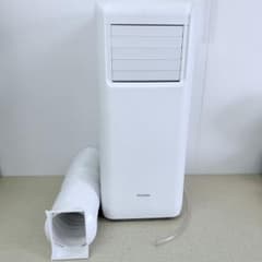 美品！アイリスオーヤマ　ポータブルクーラー IPA-2203G Amazon | IPA-2203G(ホワイト) ポータブルクーラー 2.2kW 冷房専用 7畳