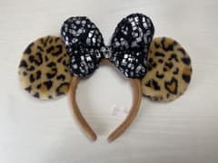 ディズニー　カチューシャ　ミニー　ヒョウ柄のサムネイル