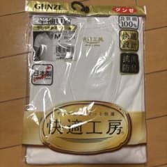GUNZE 快適工房 V首 半袖 Mサイズ 日本製のサムネイル