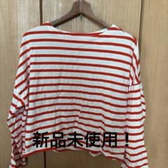新品未使用！AMERICAN HOLIC M ボートネックストライプ Tシャツのサムネイル