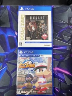 PS4 ソフト 2本セット バイオハザード 野球 ゲーム まとめ売りのサムネイル