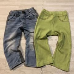 ジャンクストア　デニムと楽パンツ2枚セットのサムネイル