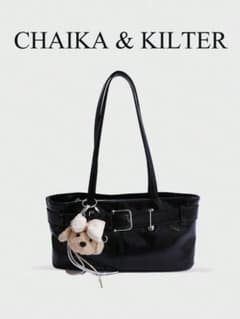 CHAIKA & KILTER ブラック ショルダーバッグのサムネイル