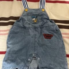 [80cm] Disney baby Mickey & Minnie denim romper