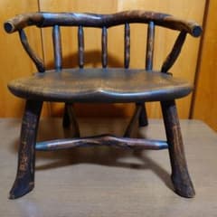 飛騨家具プロミンシャルオーク無垢材使用手作りほぞ組　丸椅子　スツール 飛騨家具プロミンシャルオーク無垢材使用手作りほぞ組 チェア - メルカリ