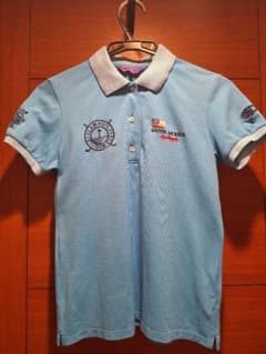 BEAMS GOLF 水色 ポロシャツ 半袖のサムネイル