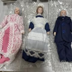Dolls, dollhouse miniature figures, dolls