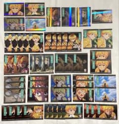 ゆ*う様 鬼滅の刃 EPOCH カード 我妻善逸 まとめ売り